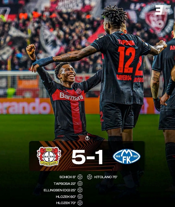 勒沃庫森全勝晉級！歐聯(lián)杯16強(qiáng)門票已拿下